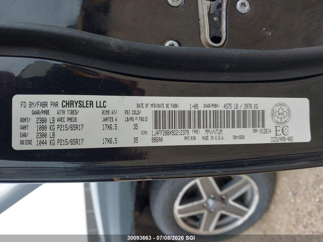 Aukcja sprzedaży 2009 Jeep Patriot Sport, vin: 1J4FF28BX9D212379, numer aukcji: 30093663