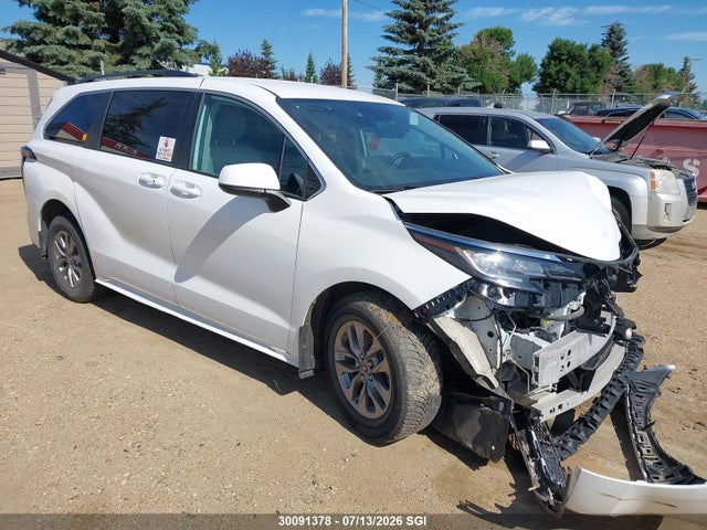 2022 Toyota Sienna Le/xle/xse/limited/platinum მანქანა იყიდება აუქციონზე, vin: 5TDGSKFC3NS053480, აუქციონის ნომერი: 30091378