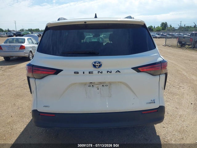 2022 Toyota Sienna Le/xle/xse/limited/platinum მანქანა იყიდება აუქციონზე, vin: 5TDGSKFC3NS053480, აუქციონის ნომერი: 30091378