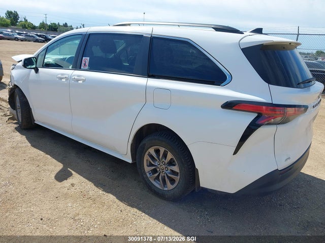 2022 Toyota Sienna Le/xle/xse/limited/platinum მანქანა იყიდება აუქციონზე, vin: 5TDGSKFC3NS053480, აუქციონის ნომერი: 30091378