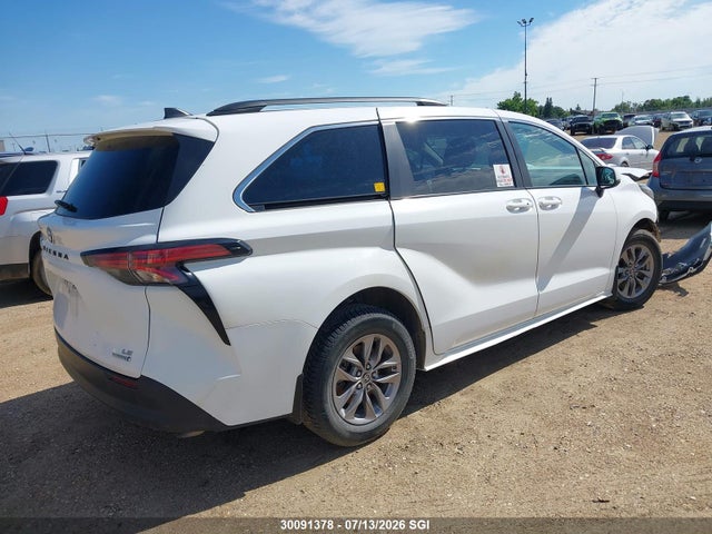 2022 Toyota Sienna Le/xle/xse/limited/platinum მანქანა იყიდება აუქციონზე, vin: 5TDGSKFC3NS053480, აუქციონის ნომერი: 30091378