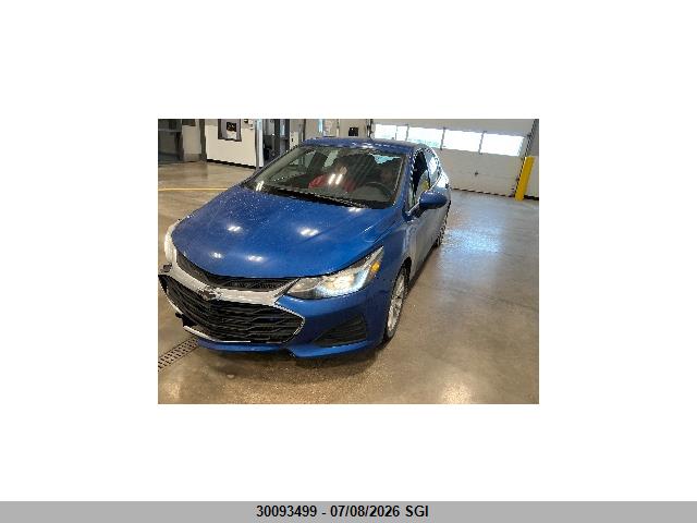 Aukcja sprzedaży 2019 Chevrolet Cruze Lt, vin: 3G1BE6SM4KS539626, numer aukcji: 30093499