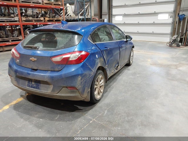 Aukcja sprzedaży 2019 Chevrolet Cruze Lt, vin: 3G1BE6SM4KS539626, numer aukcji: 30093499