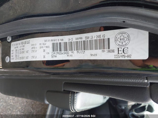 1C4PJMAS2GW164263 Jeep Cherokee Sport