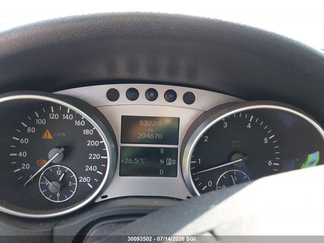2007 Mercedes-benz Ml 350 მანქანა იყიდება აუქციონზე, vin: 4JGBB86E67A293178, აუქციონის ნომერი: 30093502
