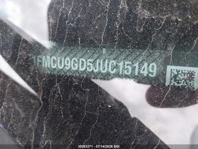 Ford ESCAPE SE 2018 1FMCU9GD5JUC15149 Image 12