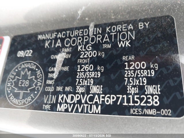 KIA Sportage Ex 2023 KNDPVCAF6P7115238 Image 9