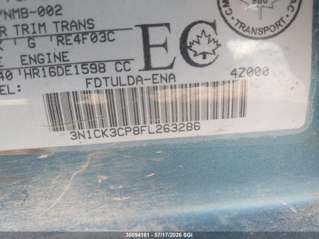 Nissan Micra 2015 3N1CK3CP8FL263286 Image 9