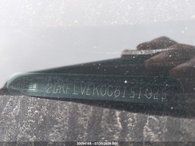 Aukcja sprzedaży 2012 Gmc Terrain Slt, vin: 2GKFLVEK0C6151025, numer aukcji: 30094168