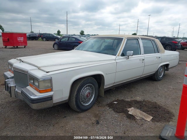 30094169 :رقم المزاد ، 1G6DW51Y9H9708629 vin ، 1987 Cadillac Brougham مزاد بيع