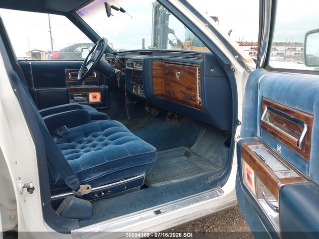 30094169 :رقم المزاد ، 1G6DW51Y9H9708629 vin ، 1987 Cadillac Brougham مزاد بيع