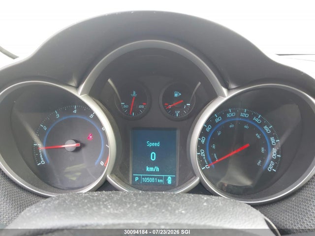 2012 Chevrolet Cruze Lt მანქანა იყიდება აუქციონზე, vin: 1G1PG5SC8C7211384, აუქციონის ნომერი: 30094184