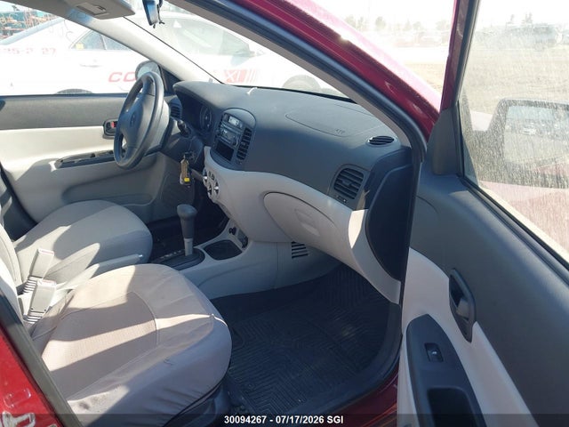 Aukcja sprzedaży 2008 Hyundai Accent Gls, vin: KMHCN45C58U212062, numer aukcji: 30094267