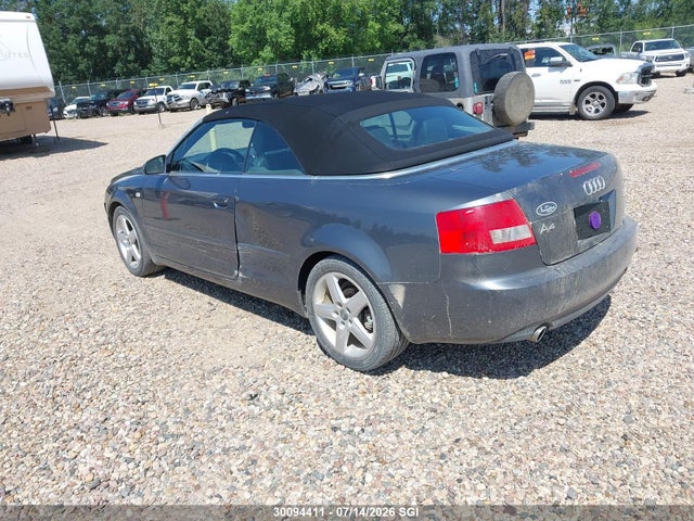 30094411 :رقم المزاد ، WAUDT48H75K005120 vin ، 2005 Audi A4 Quattro Cabriolet مزاد بيع