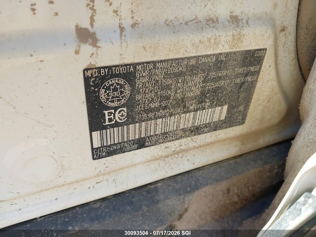 Toyota RAV4 LE 2022 2T3B1RFV6NC275583 Image 9