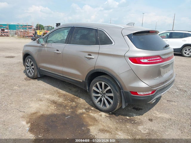 2019 Lincoln Mkc Reserve მანქანა იყიდება აუქციონზე, vin: 5LMCJ3D95KUL03087, აუქციონის ნომერი: 30094488