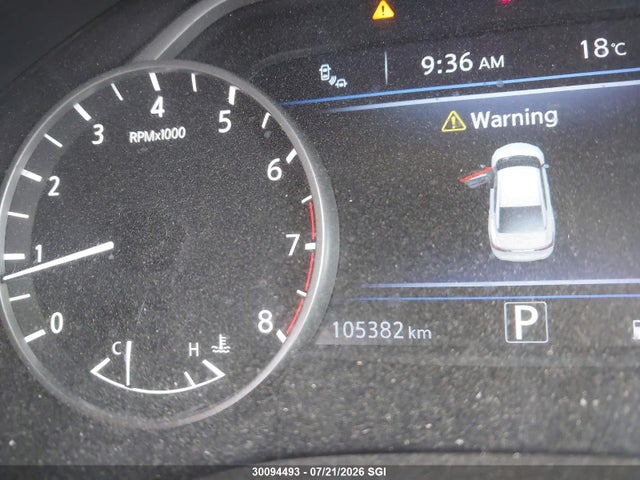 30094493 :رقم المزاد ، 1N4AA6AV5KC368325 vin ، 2019 Nissan Maxima S/sl/sr/sv/platinum مزاد بيع