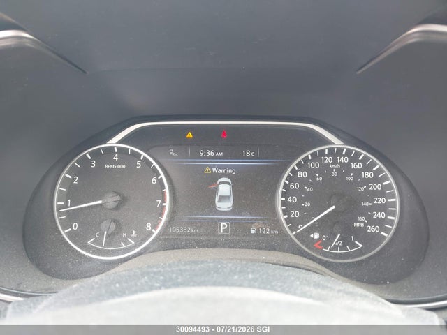30094493 :رقم المزاد ، 1N4AA6AV5KC368325 vin ، 2019 Nissan Maxima S/sl/sr/sv/platinum مزاد بيع