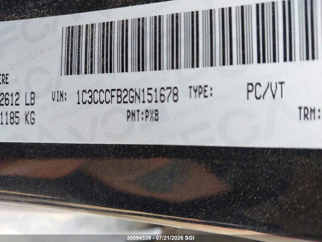 Chrysler 200 LX 2016 1C3CCCFB2GN151678 Image 9