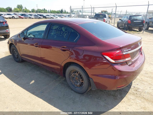 Aukcja sprzedaży 2013 Honda Civic Lx, vin: 2HGFB2F47DH018301, numer aukcji: 30094309