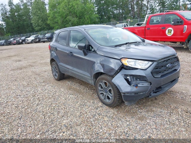 2019 Ford Ecosport S მანქანა იყიდება აუქციონზე, vin: MAJ6S3FL6KC275306, აუქციონის ნომერი: 30093589