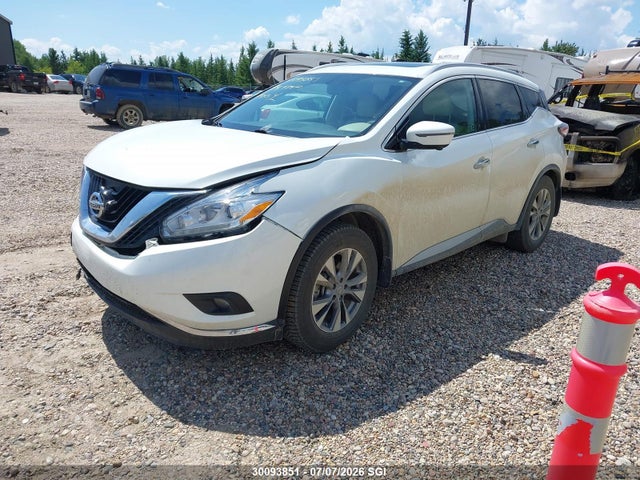 2017 Nissan Murano S/sl/sv/platinum მანქანა იყიდება აუქციონზე, vin: 5N1AZ2MH9HN201265, აუქციონის ნომერი: 30093851