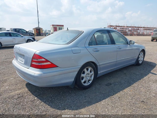 2002 Mercedes-benz S 430 მანქანა იყიდება აუქციონზე, vin: WDBNF70J22A252057, აუქციონის ნომერი: 30094570