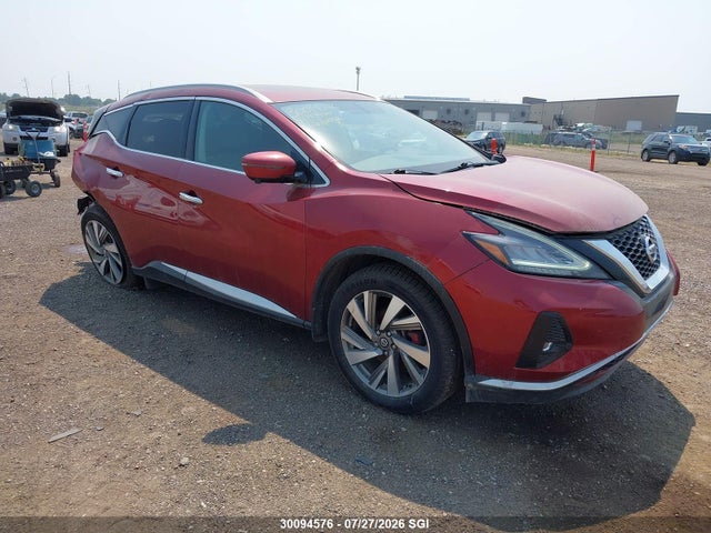2019 Nissan Murano Platinum/sl/sv მანქანა იყიდება აუქციონზე, vin: 5N1AZ2MS4KN147974, აუქციონის ნომერი: 30094576