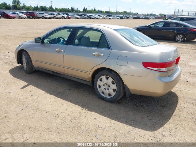 30094322 :رقم المزاد ، 1HGCM66373A802969 vin ، 2003 Honda Accord Lx مزاد بيع