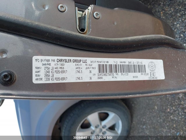 Продаж на аукціоні авто 2013 Dodge Journey Se, vin: 3C4PDCAB5DT505755, номер лоту: 30094645