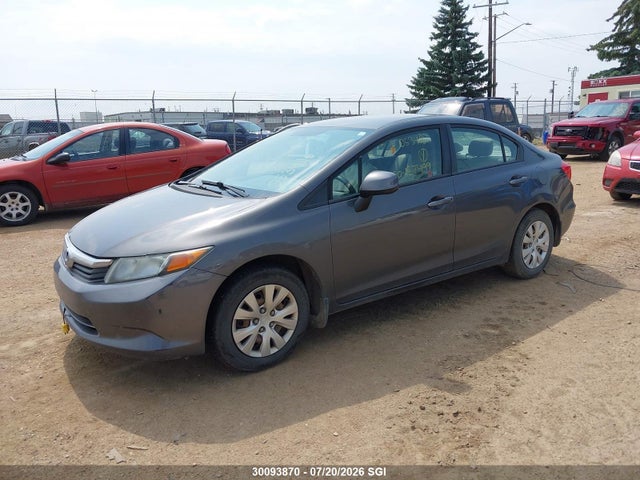 2012 Honda Civic Lx მანქანა იყიდება აუქციონზე, vin: 2HGFB2F43CH053416, აუქციონის ნომერი: 30093870