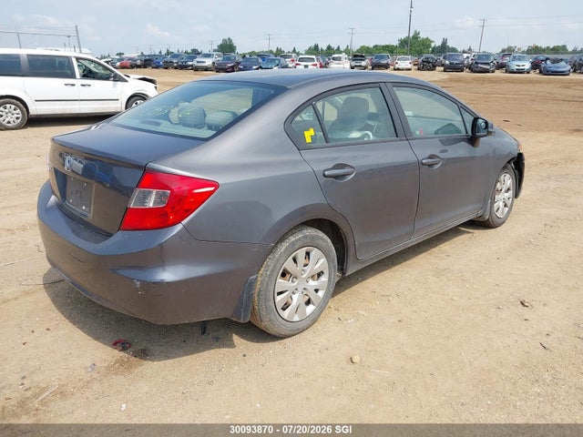 2012 Honda Civic Lx მანქანა იყიდება აუქციონზე, vin: 2HGFB2F43CH053416, აუქციონის ნომერი: 30093870