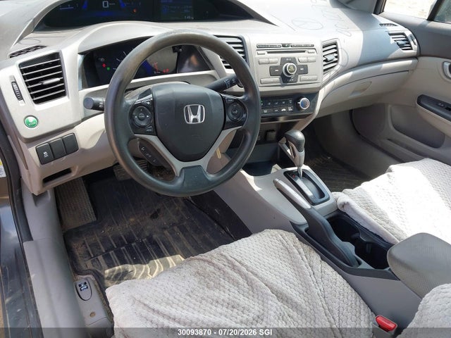 2012 Honda Civic Lx მანქანა იყიდება აუქციონზე, vin: 2HGFB2F43CH053416, აუქციონის ნომერი: 30093870