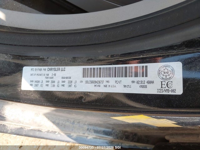 30094735 :رقم المزاد ، 1B3LC56R28N236737 vin ، 2008 Dodge Avenger Sxt مزاد بيع