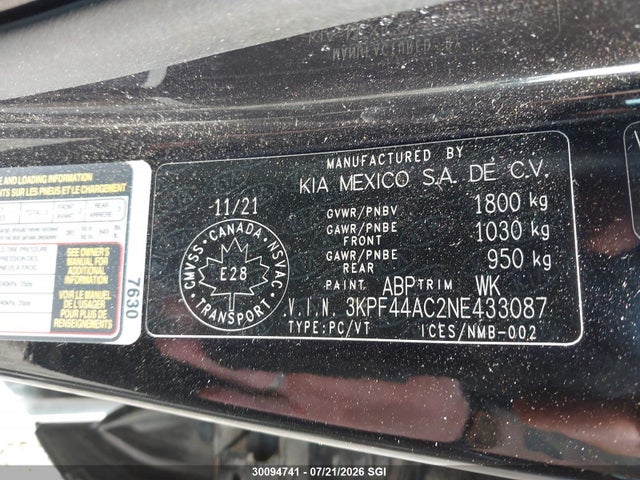 KIA FORTE GT 2022 3KPF44AC2NE433087 Image 9