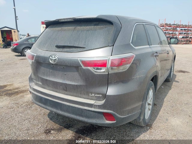 Toyota Highlander Le/le Plus 2016 5TDBKRFH2GS309108 Image 4