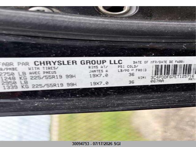 Dodge Journey R/t 2014 3C4PDDFG7ET125716 Image 8