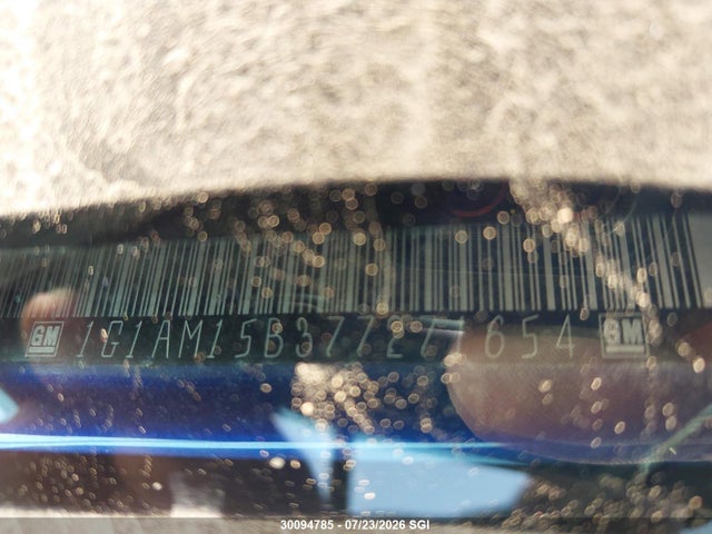 2007 Chevrolet Cobalt Ss მანქანა იყიდება აუქციონზე, vin: 1G1AM15B377271654, აუქციონის ნომერი: 30094785