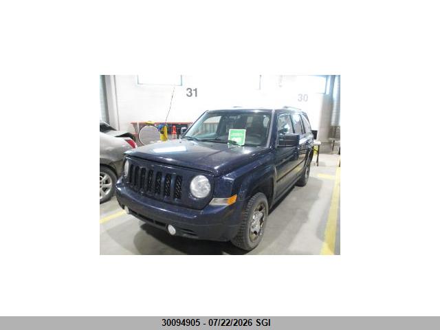 Продажа на аукционе авто 2013 Jeep Patriot, vin: 1C4NJRAB1DD214856, номер лота: 30094905