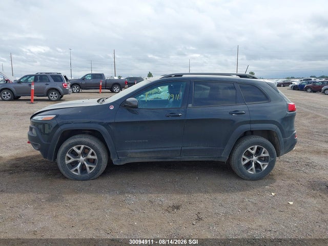2018 Jeep Cherokee Trailhawk მანქანა იყიდება აუქციონზე, vin: 1C4PJMBX6JD593421, აუქციონის ნომერი: 30094911