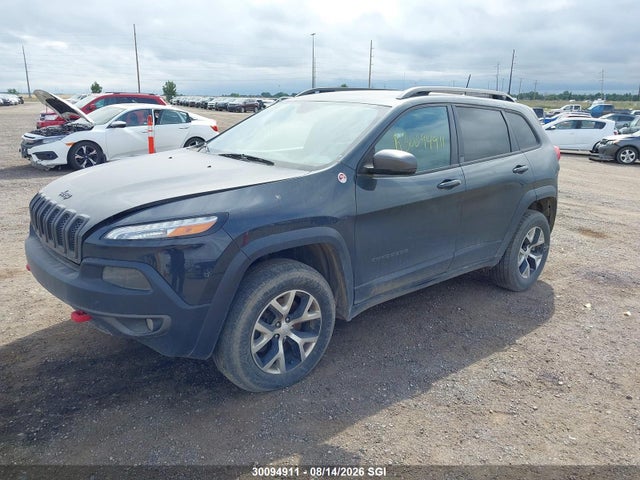 2018 Jeep Cherokee Trailhawk მანქანა იყიდება აუქციონზე, vin: 1C4PJMBX6JD593421, აუქციონის ნომერი: 30094911