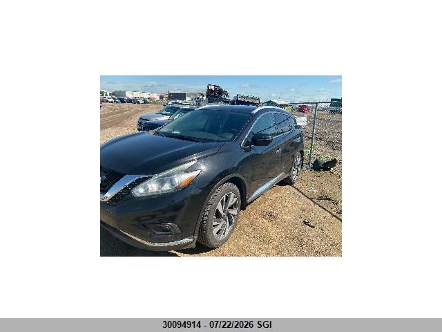 30094914 :رقم المزاد ، 5N1AZ2MH5GN114526 vin ، 2016 Nissan Murano Platinum/sl/sv مزاد بيع
