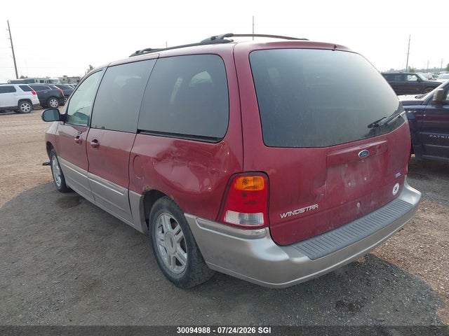 2003 Ford Windstar Sel მანქანა იყიდება აუქციონზე, vin: 2FMZA56433BB48153, აუქციონის ნომერი: 30094988