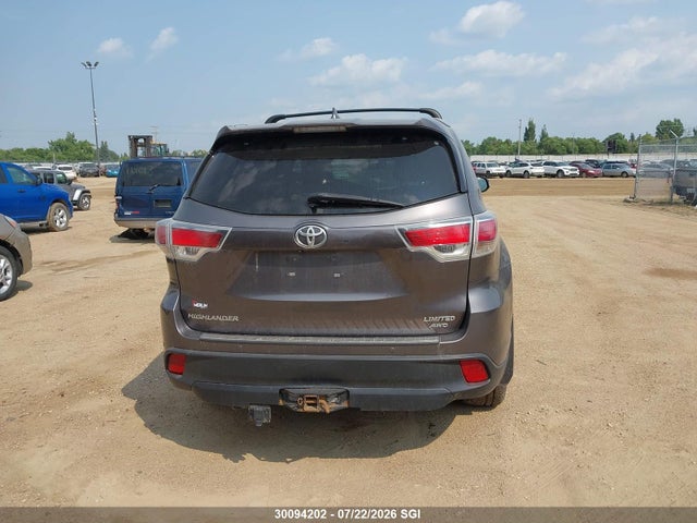Toyota Highlander Limited/ltd Platnum 2014 5TDDKRFH1ES007265 Image 16