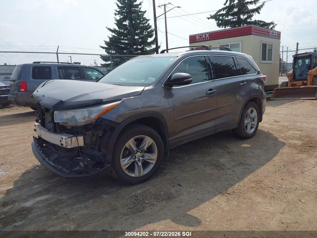 Toyota Highlander Limited/ltd Platnum 2014 5TDDKRFH1ES007265 Image 2