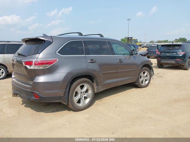 Toyota Highlander Limited/ltd Platnum 2014 5TDDKRFH1ES007265 Image 4