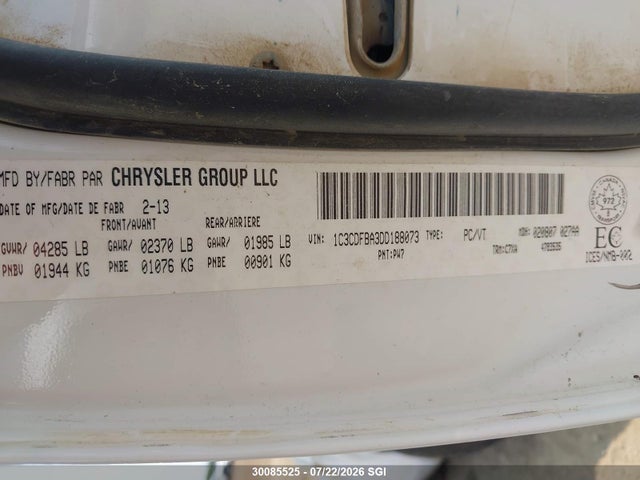 Продажа на аукционе авто 2013 Dodge Dart Sxt, vin: 1C3CDFBA3DD188073, номер лота: 30085525
