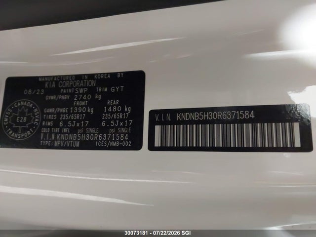 KIA Carnival Lx 2024 KNDNB5H30R6371584 Image 9