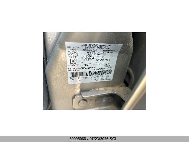 30095068 :رقم المزاد ، 1FTWW3BR5AEB22251 vin ، 2010 Ford F350 Super Duty مزاد بيع