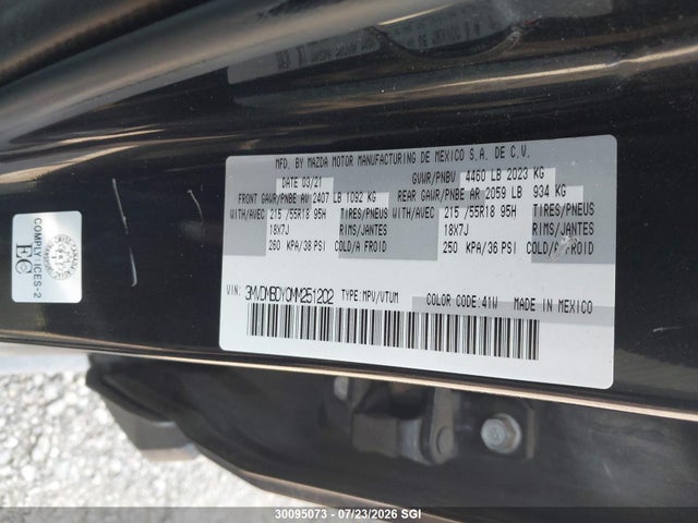 Mazda Cx-30 Premium 2021 3MVDMBDY0MM251202 Image 9